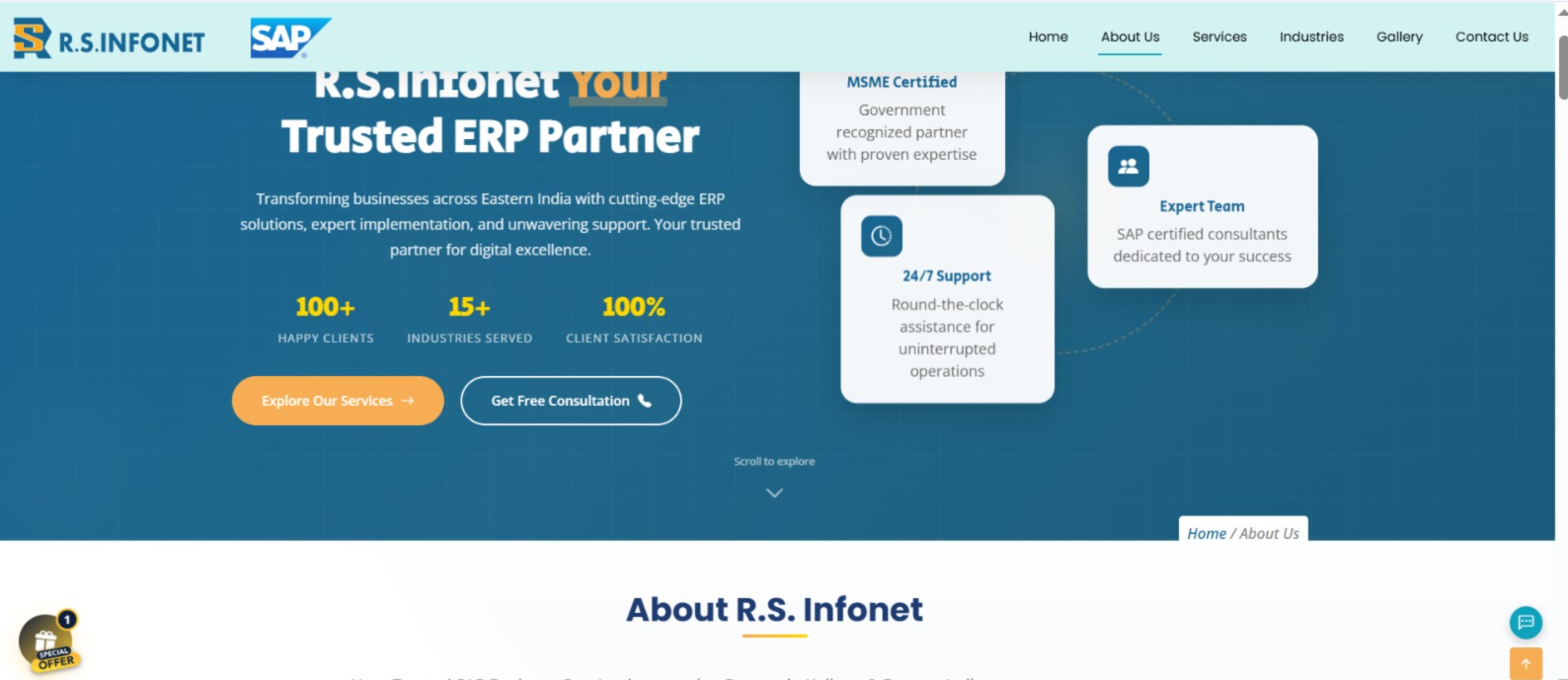 RS Infonet About Page